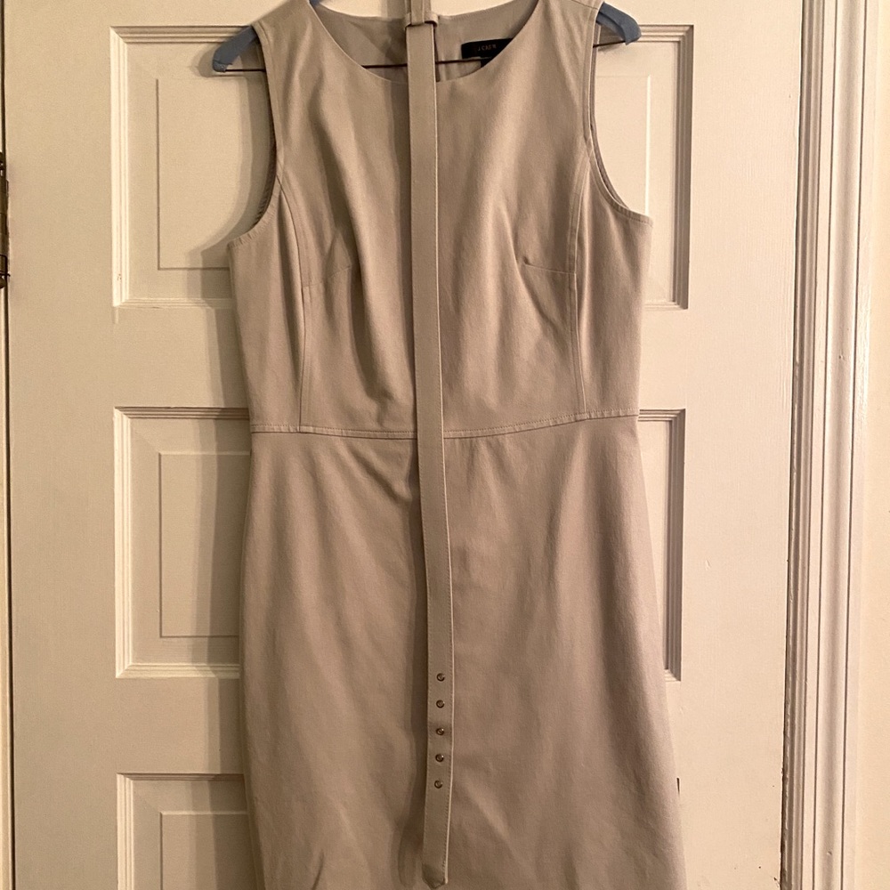 Jcrew belted work dress.